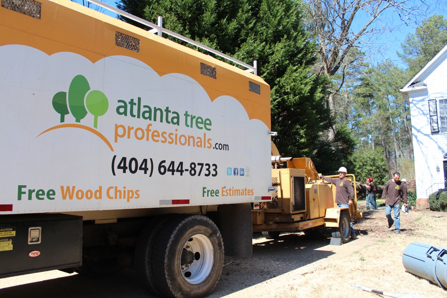 For tree removal Alpharetta GA residents call the pros at ATP